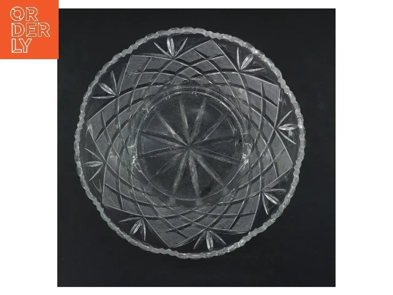 Billede 2 - Dekorativ krystalskål (str. Ø 22 cm)