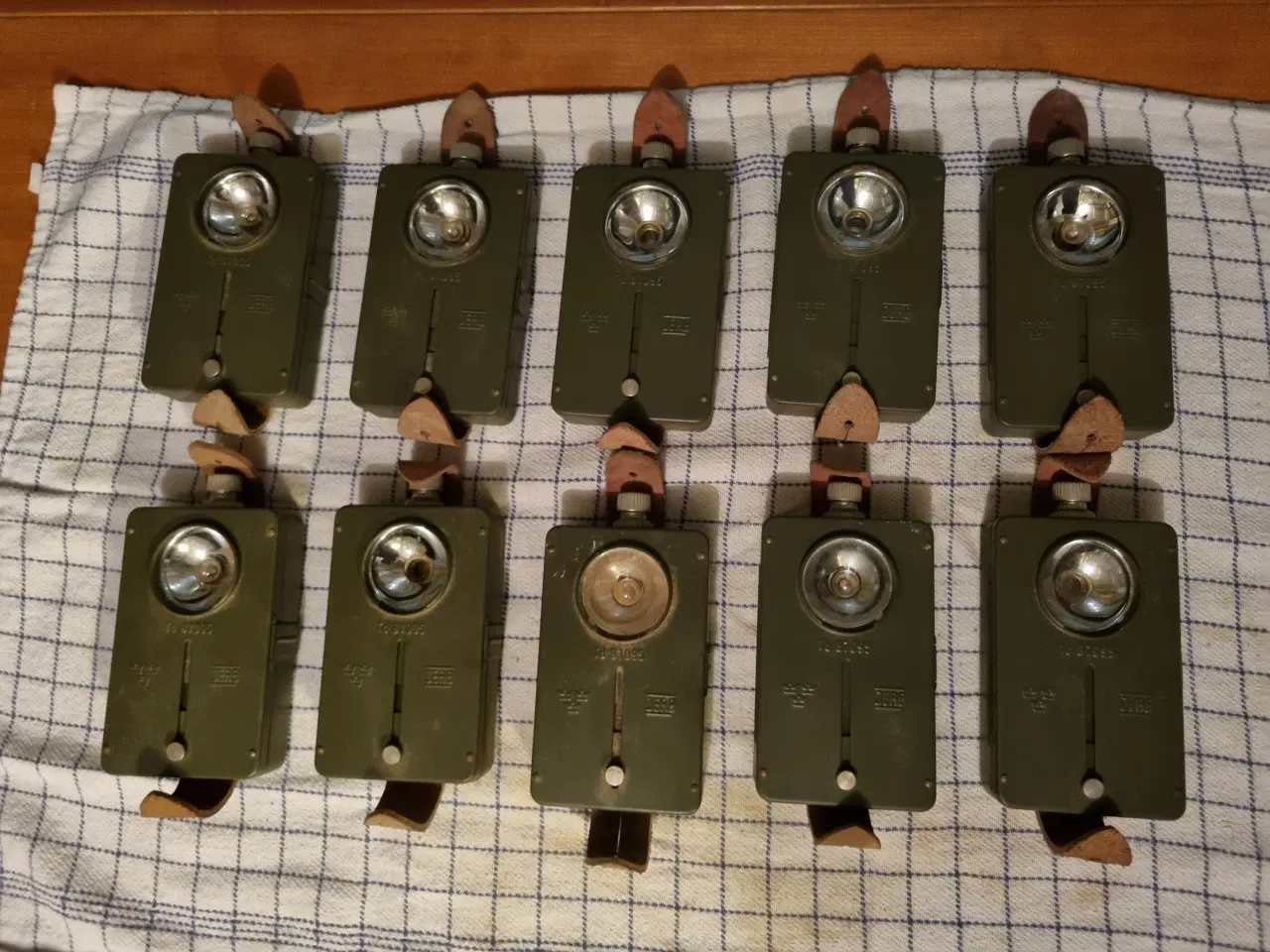 Billede 1 - Ægte militærlygter fra 2. verdenskrig