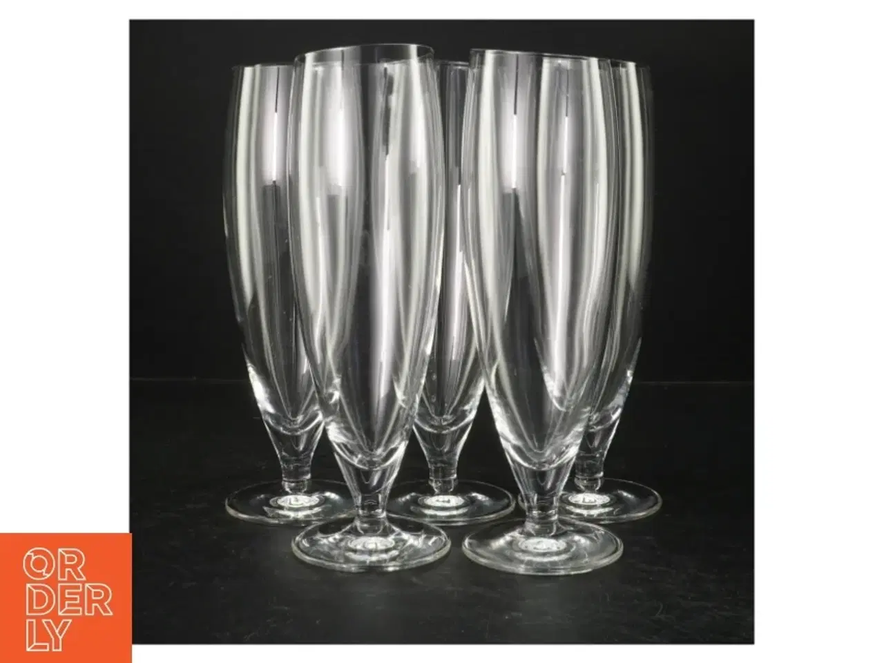 Billede 1 - Fem flotte ølglas fra Eva Solo (str. Ø. 7 cm. længde, 23 cm. 5 styk)