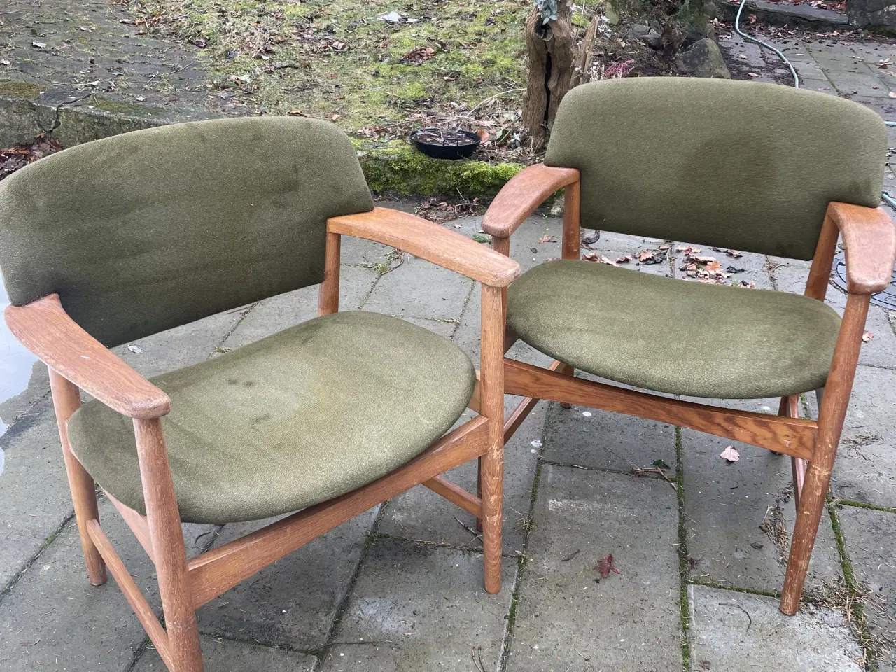 Billede 1 - 2 retro spisestue stole 