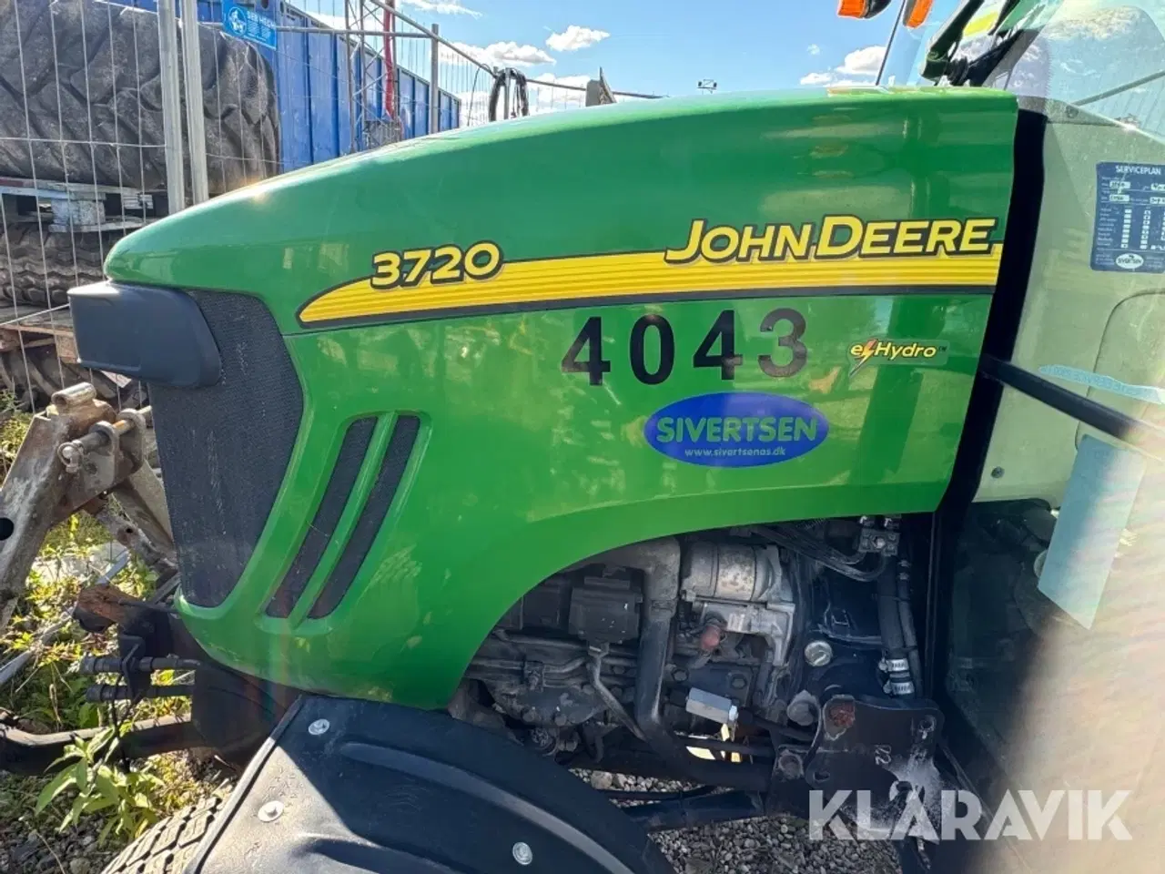 Billede 8 - Traktor John Deere 3720 kompaktraktor med førerhus