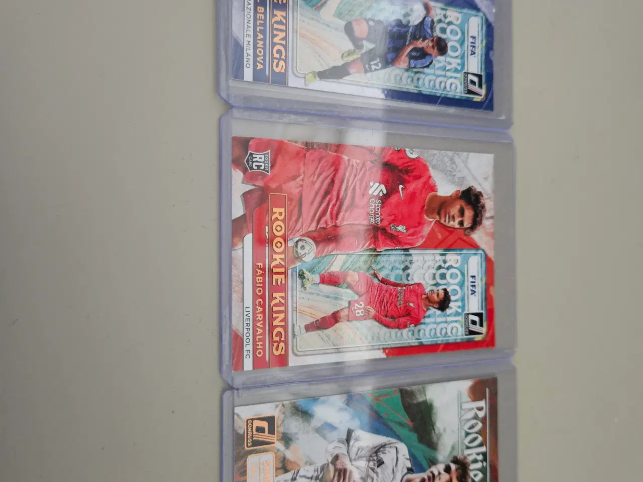 Billede 1 - 3 Stk Panini Rookie Kings Fodboldkort