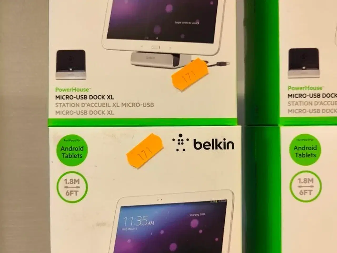 Billede 1 - 4 stk. BELKIN USB dock XL (ubrugt)