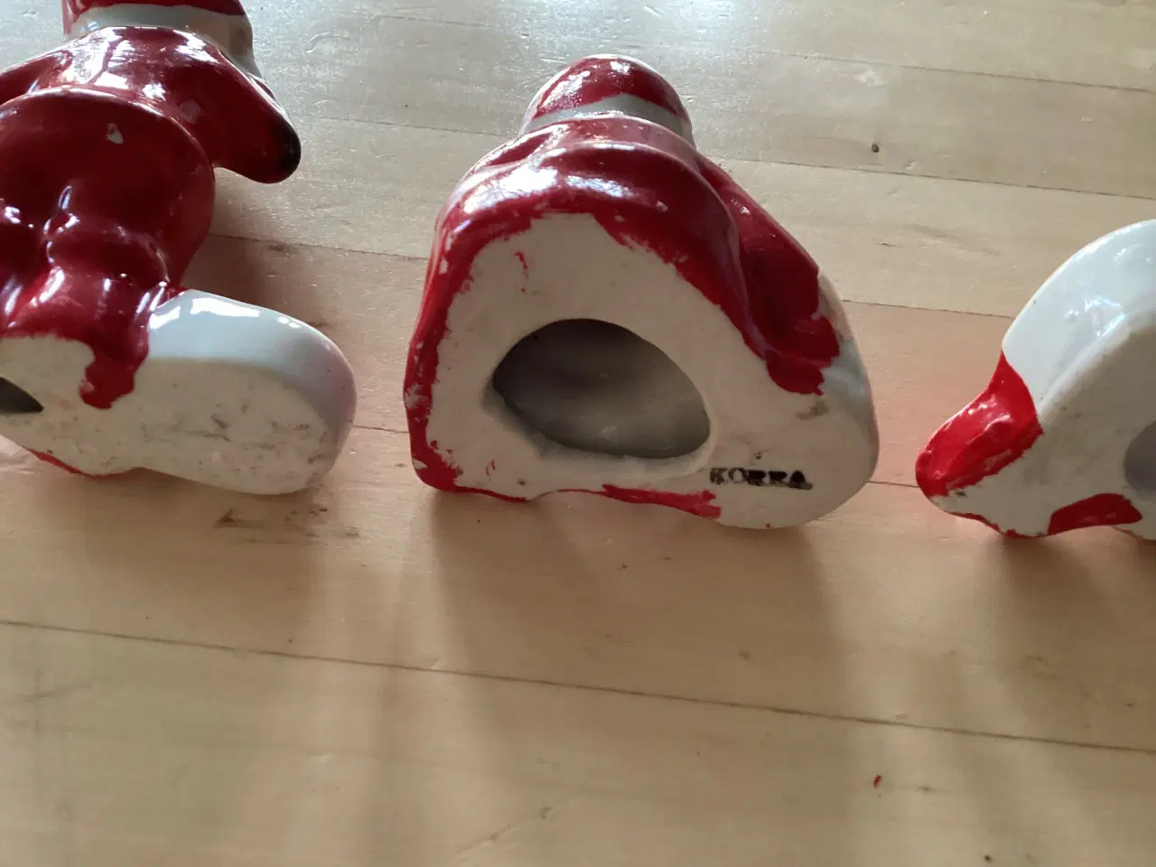 Billede 6 - 3 ældre nisse-julemænds lysestager