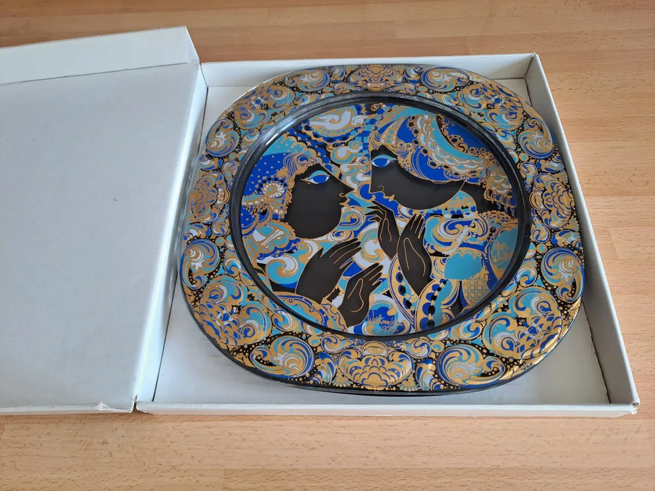 Billede 2 - 4 stk. Bjørn Wiinblad glas platter