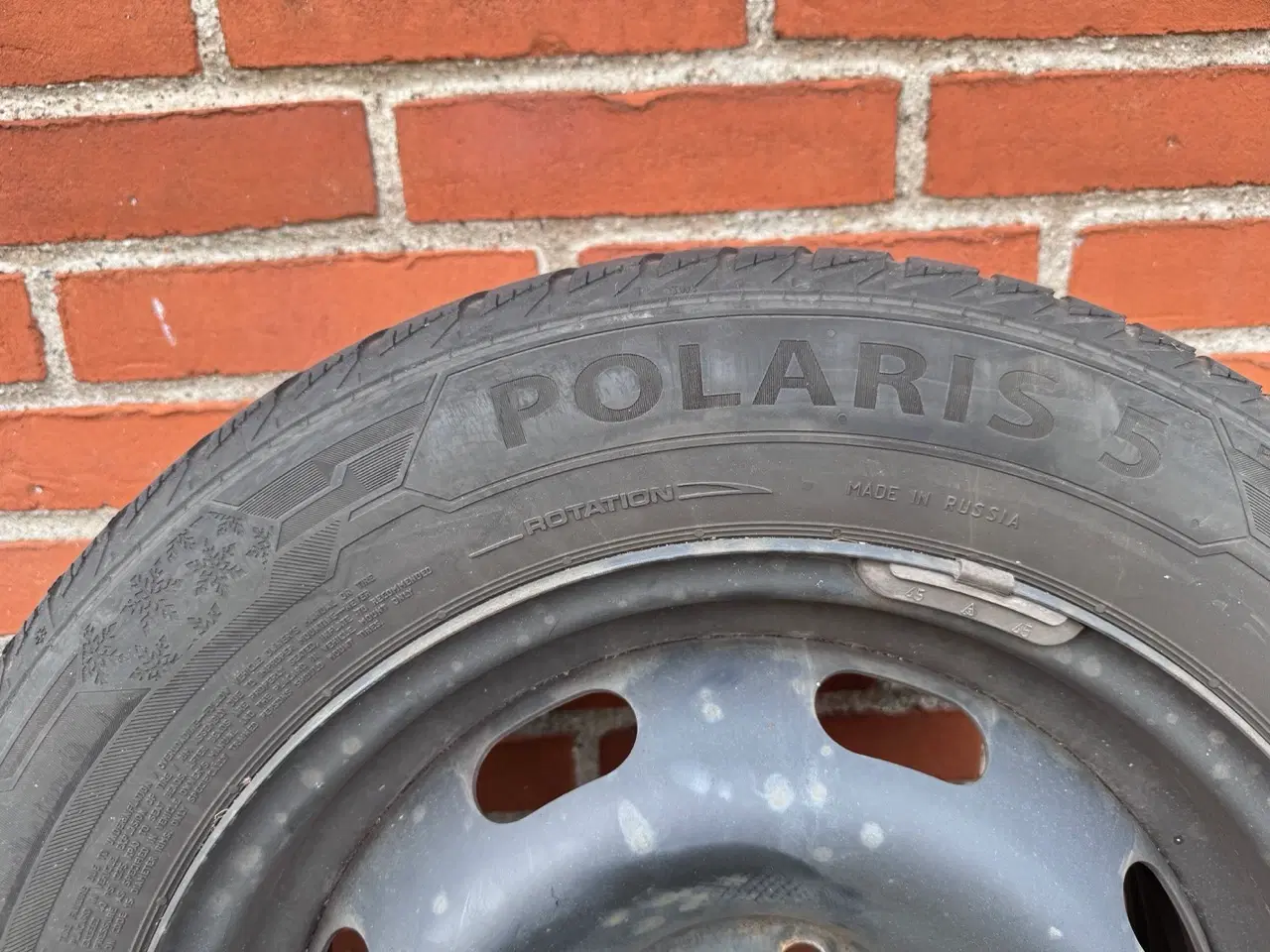 Billede 3 - Vinterdæk på stålfælge – Barum Polaris 5