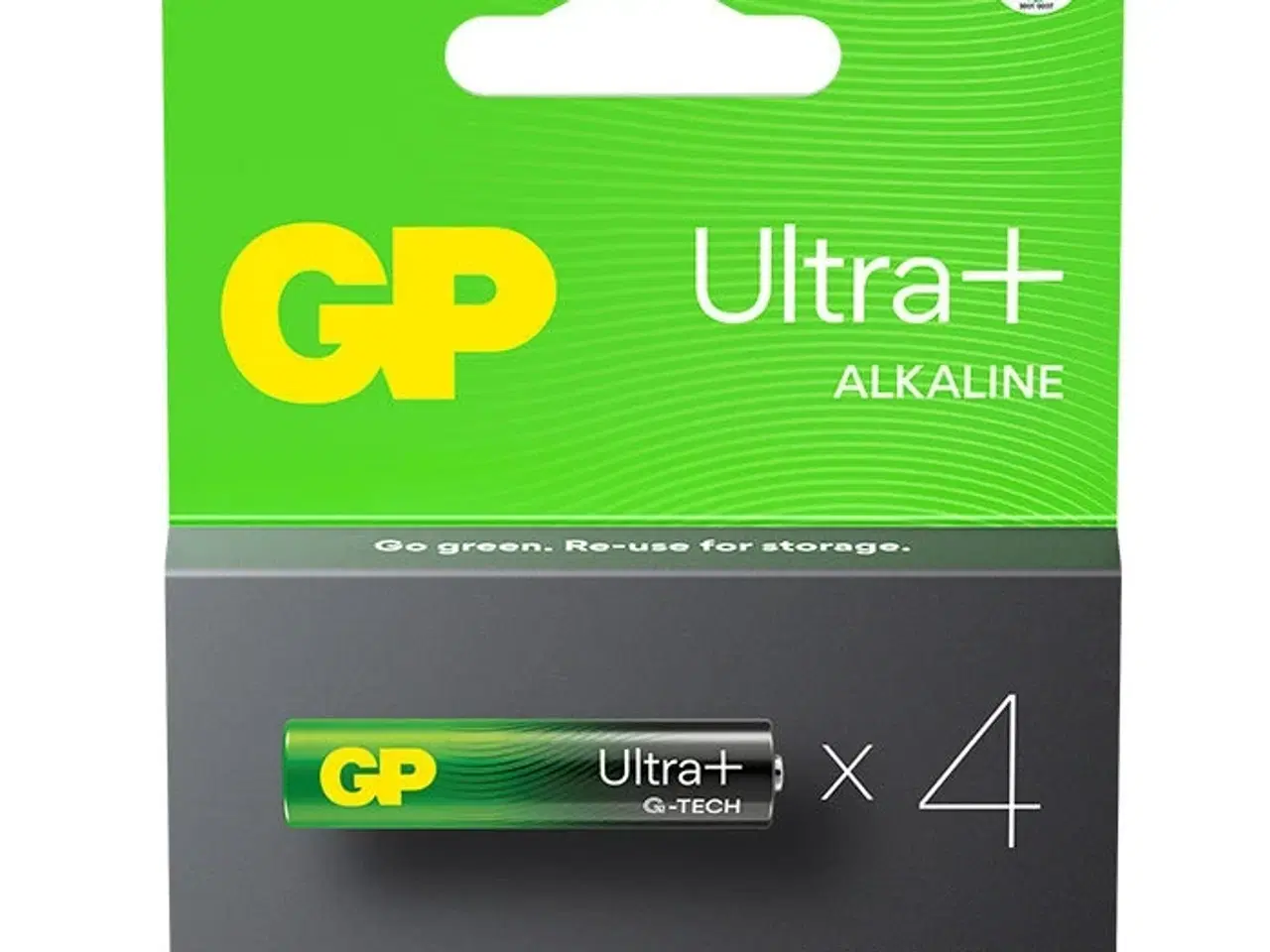 Billede 1 - GP Ultra Plus Alkaline AAA-batteri 24AUP/LR03 4-pak