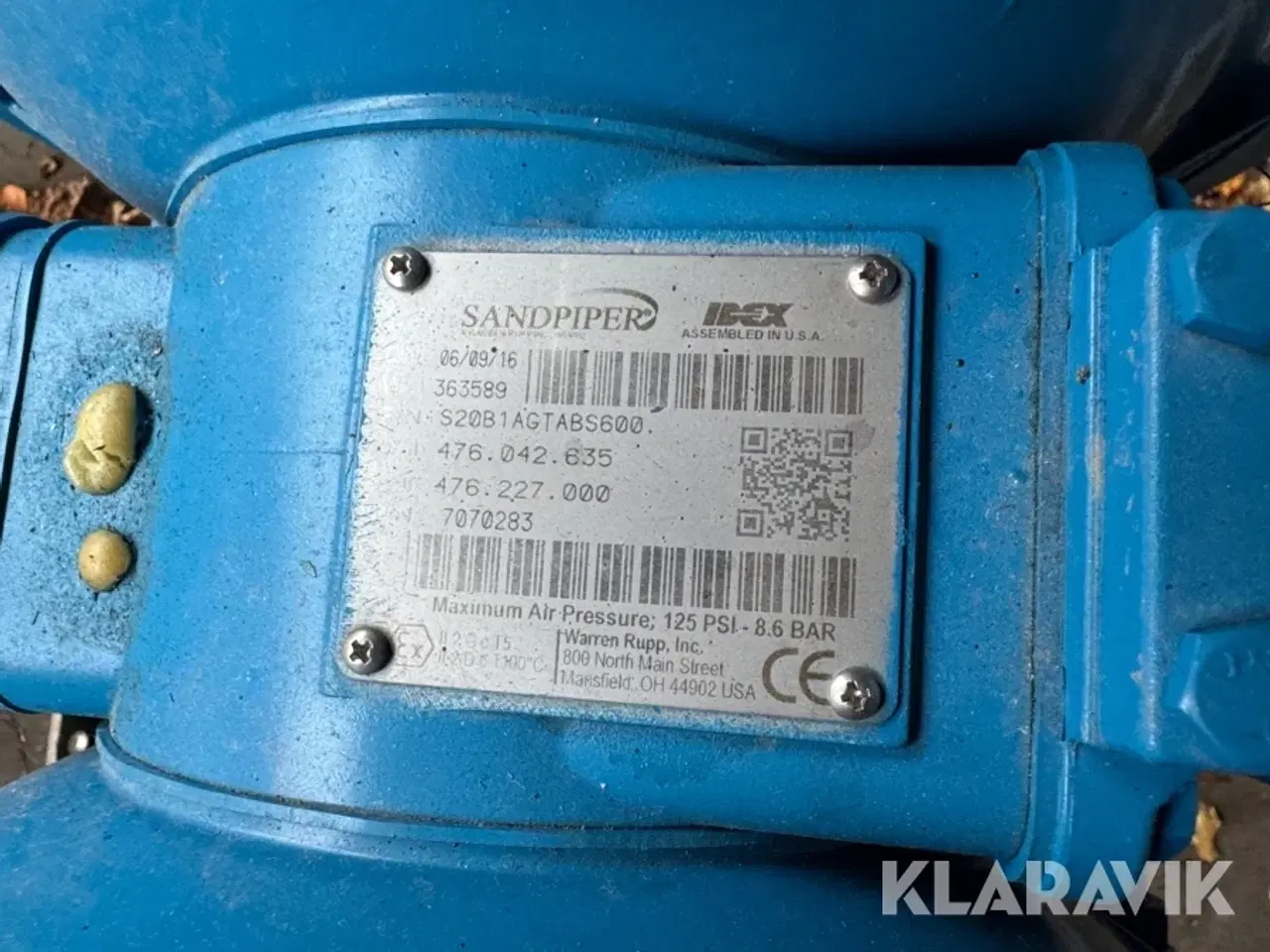 Billede 6 - Membranpumper Sanpiper S20B1ATABS600