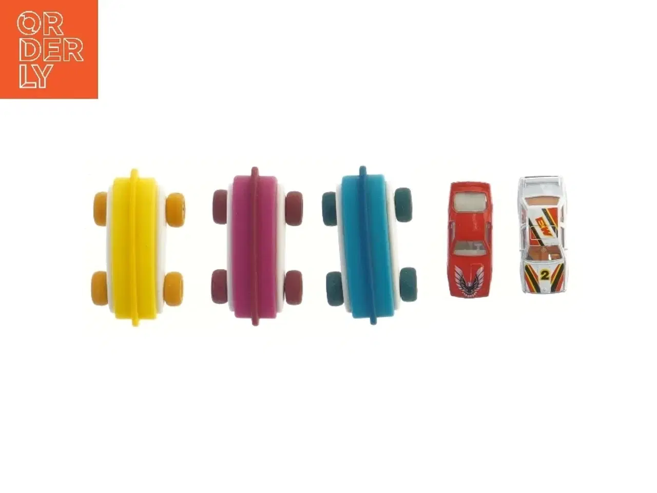 Billede 2 - 5 Legetøjsbiler og fartøjer (str. 7-9,5 cm)