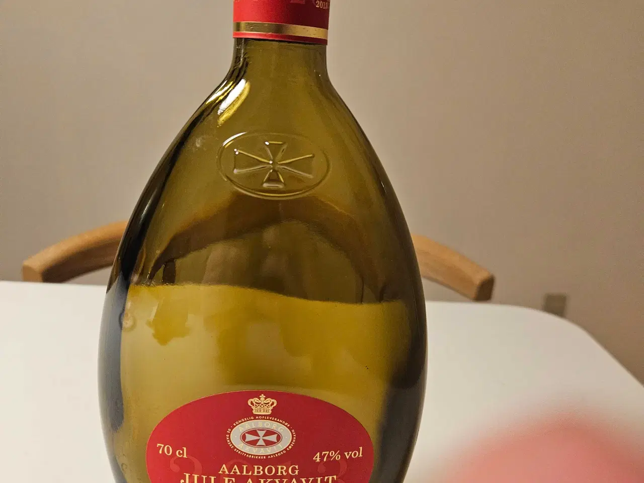 Billede 1 - Tom juleakvavitflaske 