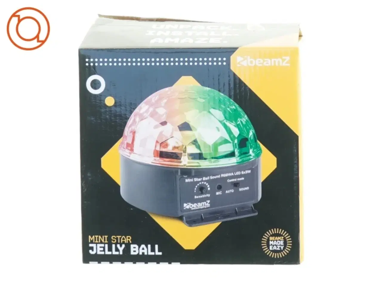 Billede 1 - Lys til dansegulvet fra Beamz (str. 18 cm)