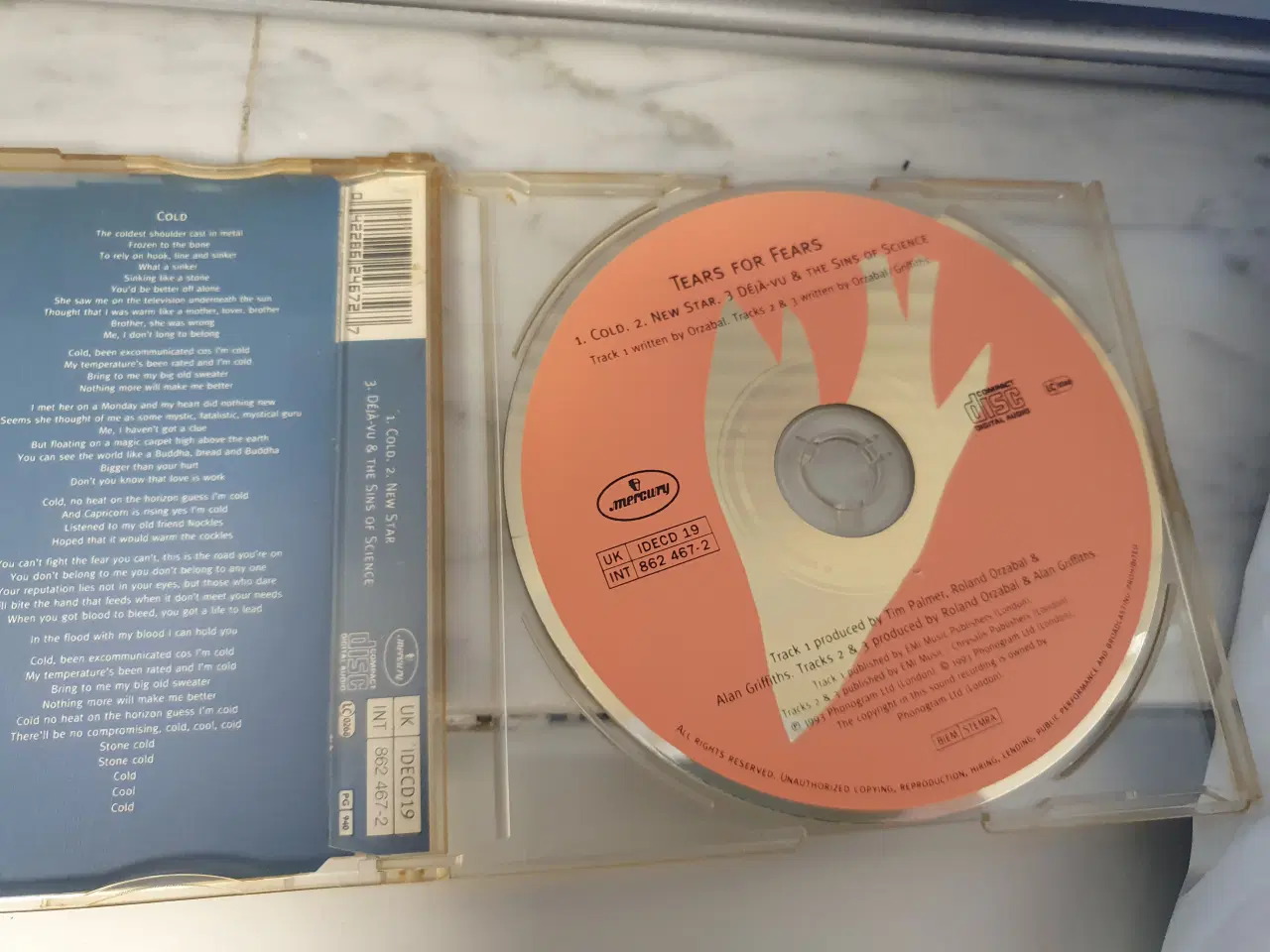 Billede 3 - Tears for fears  Cold  CD 