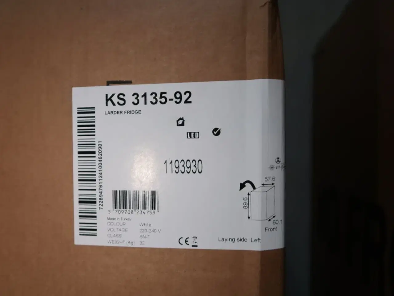 Billede 2 - Køleskab GRAM KS 3135-92