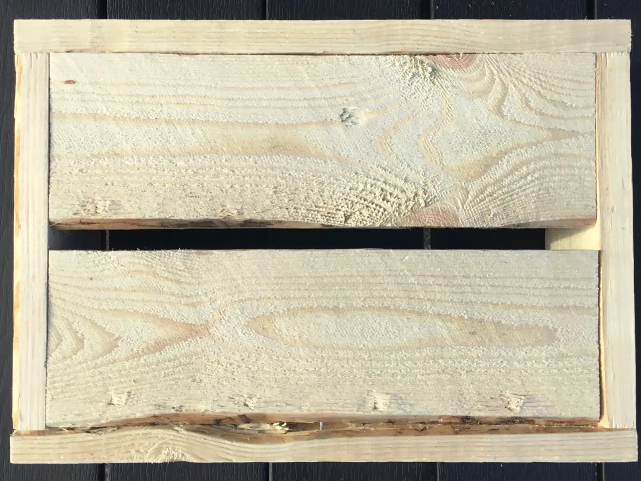 Billede 6 - Ny trækasse / træbakke  Råt fyrretræ 25 x 35 cm