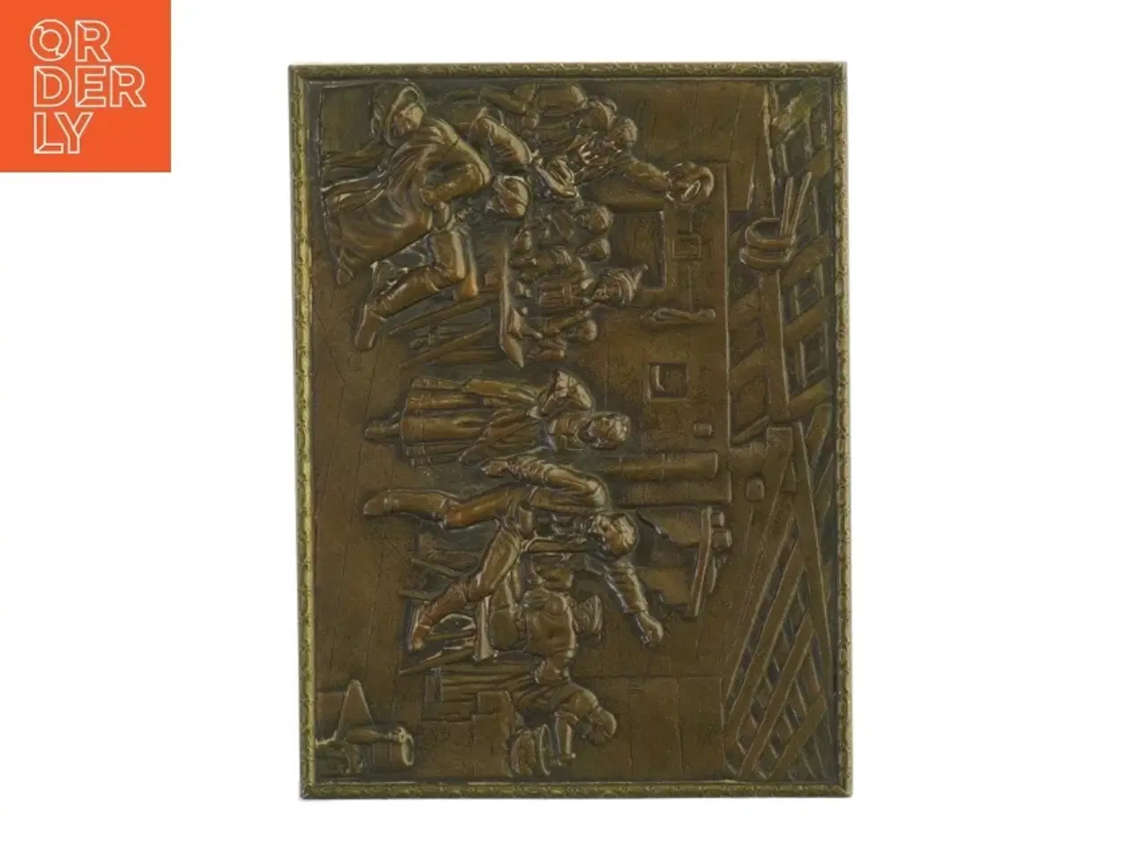 Billede 4 - Dekorativ bronze boks med låg (str. 21 x 16 cm)