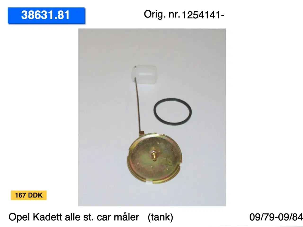 Billede 2 - Nye Opel Kadett st. car tanke