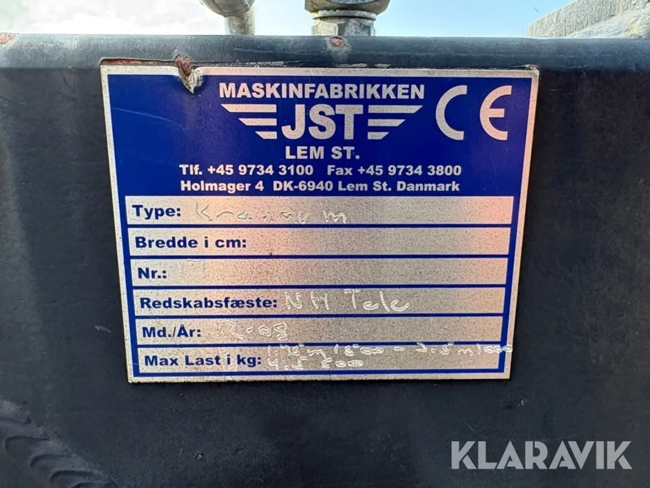Billede 5 - Kranarm JST