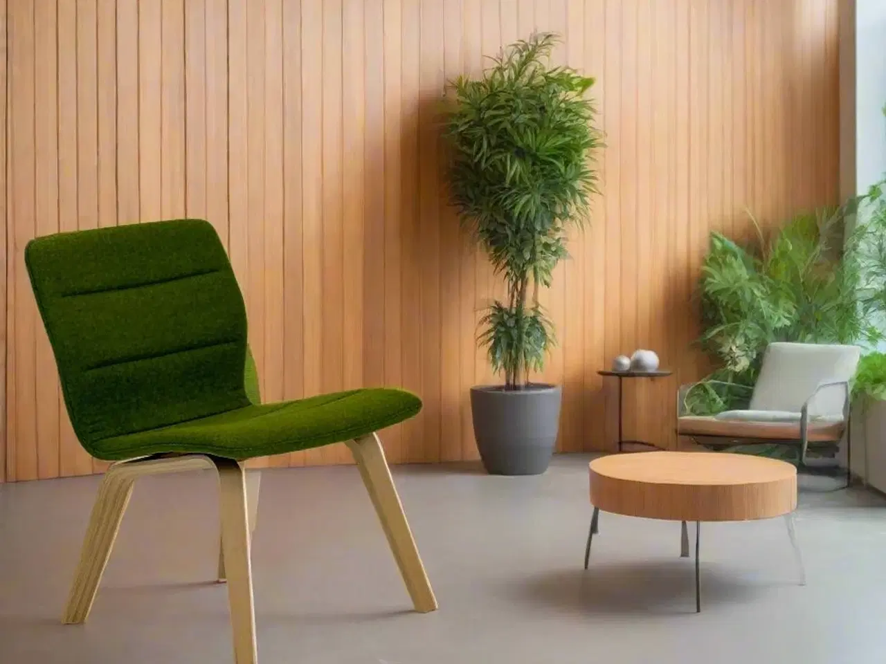 Billede 2 - Butterfly lounge (Grøn - m. syninger) fra Magnus Olesen