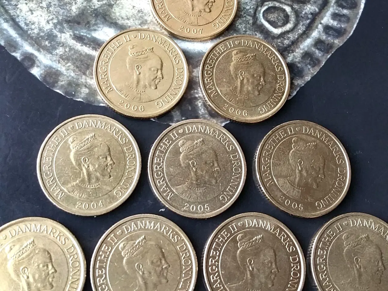 Billede 2 - TÅRNMØNTER 20 KRONE Forskellige  25kr/stk. Brugte