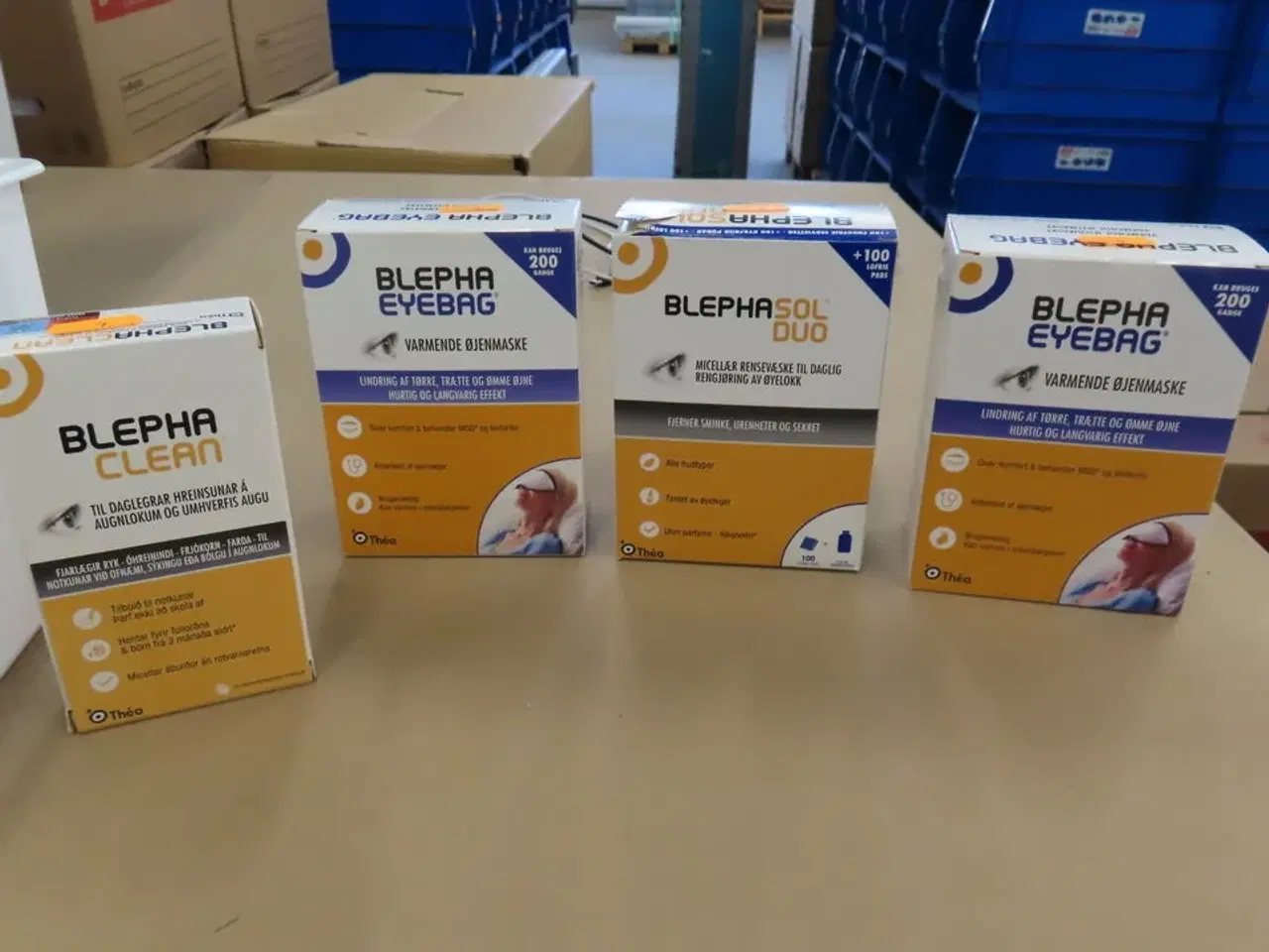 Billede 1 - Linsevæske samt øjenmasker BLEPHA