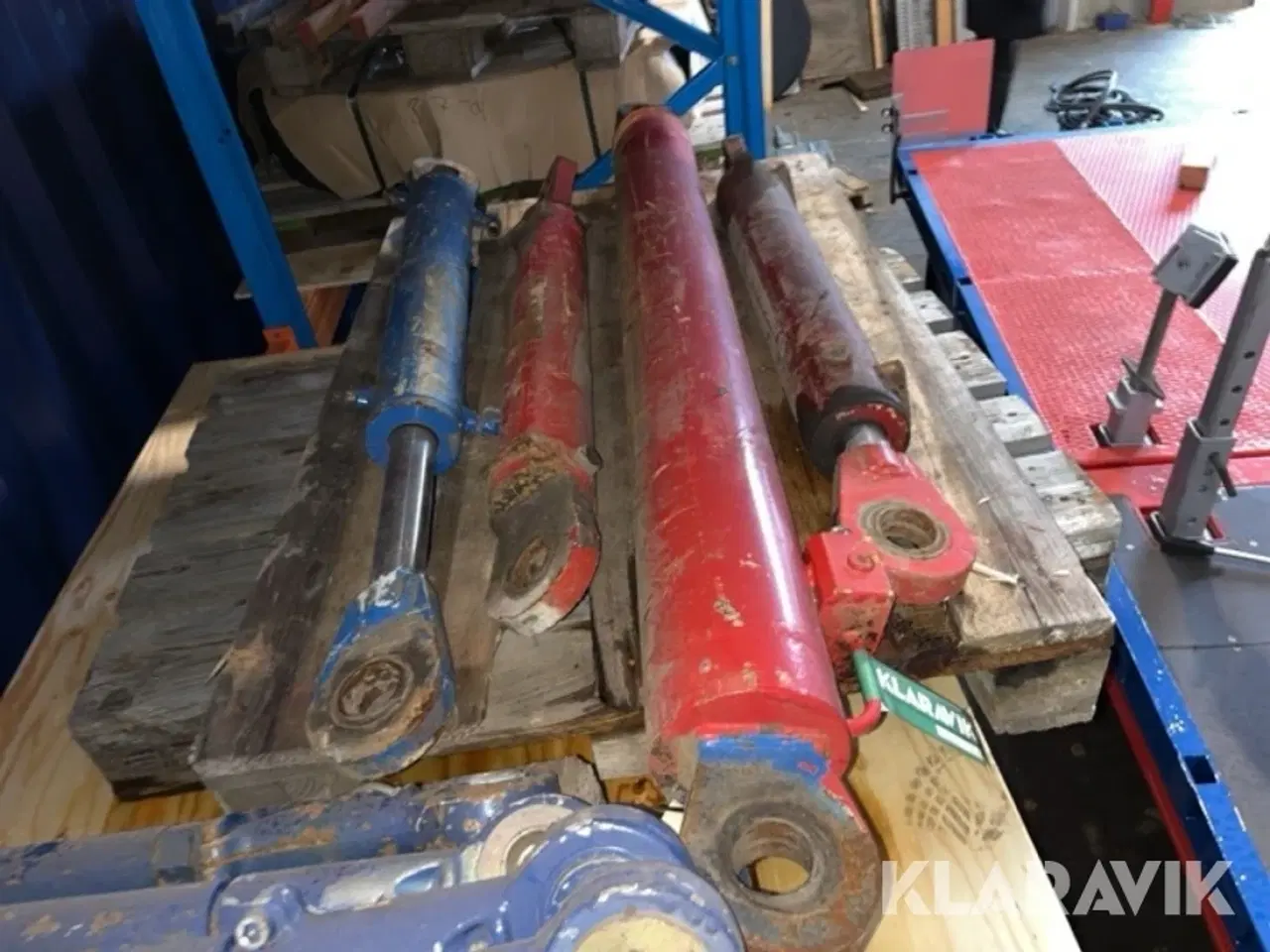 Billede 2 - Hydraulikcylindre dobbeltvirkende 4 styk