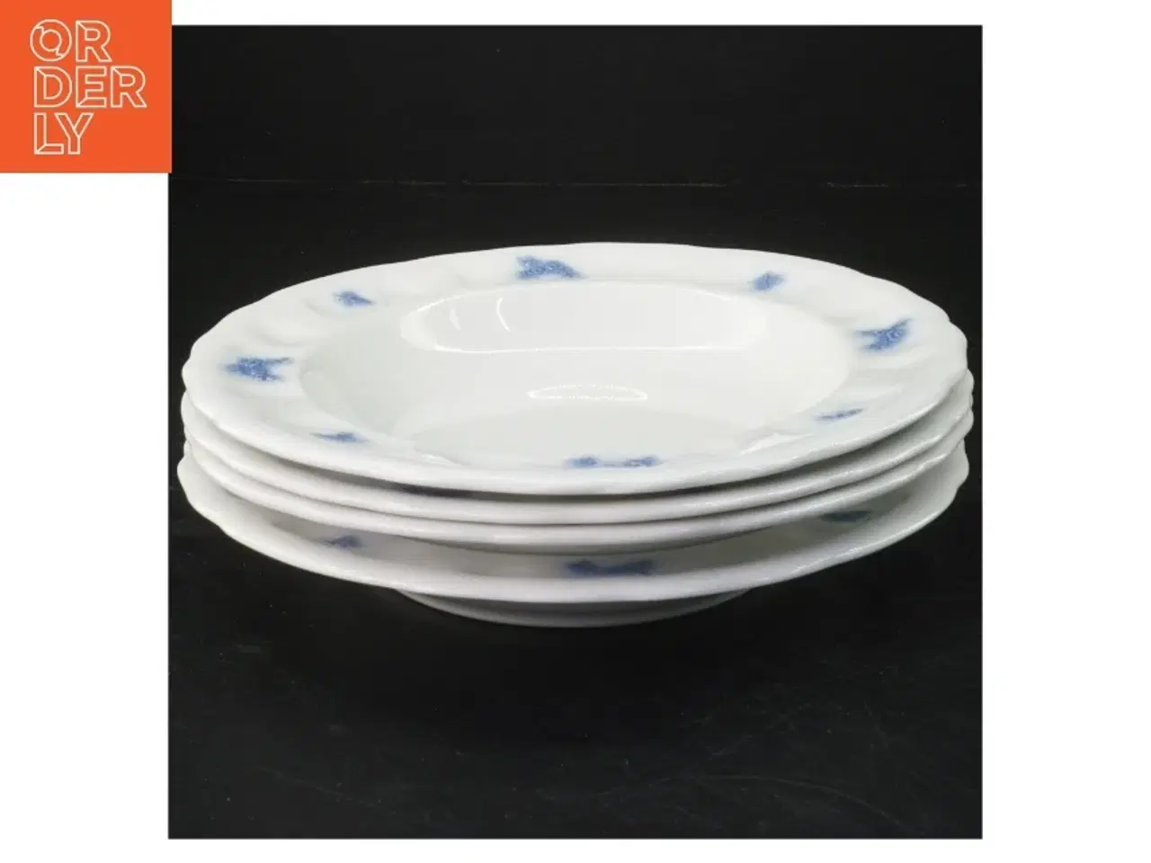 Billede 1 - Gustavberg Blå Blom tallerkner (str. Ø 20x3 cm)
