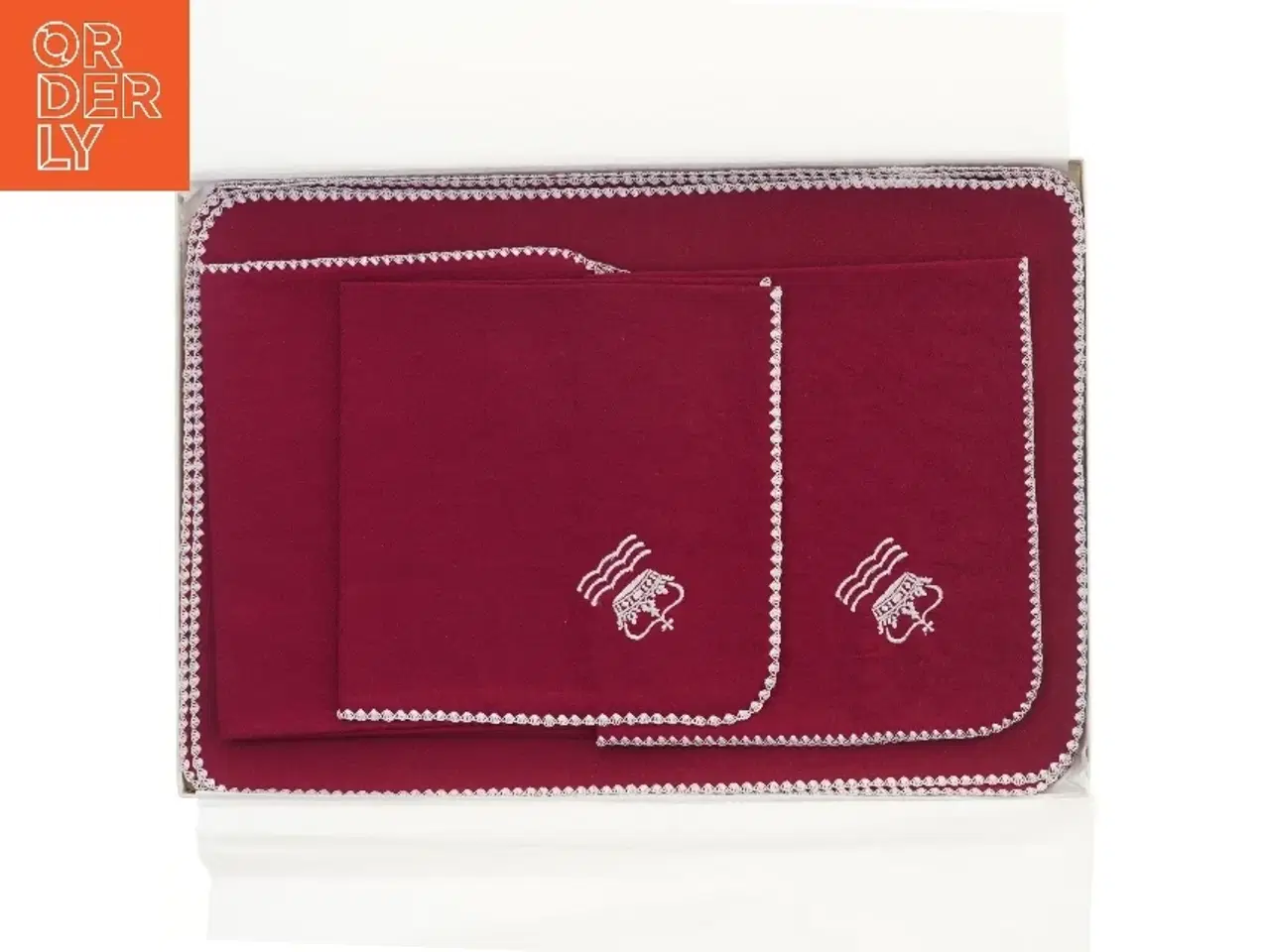 Billede 3 - Royal Copenhagen dækkeservietter og servietter fra Royal Copenhagen (str. 43x31, 48x47 cm)