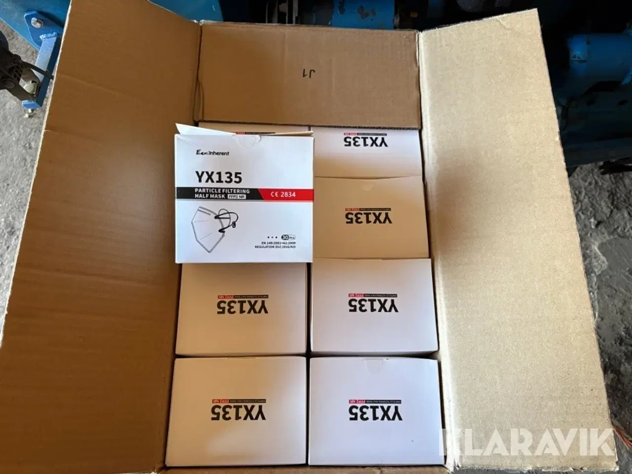 Billede 1 - Partikelmasker EexiInherent YX135 24 kasser á 600 styk.