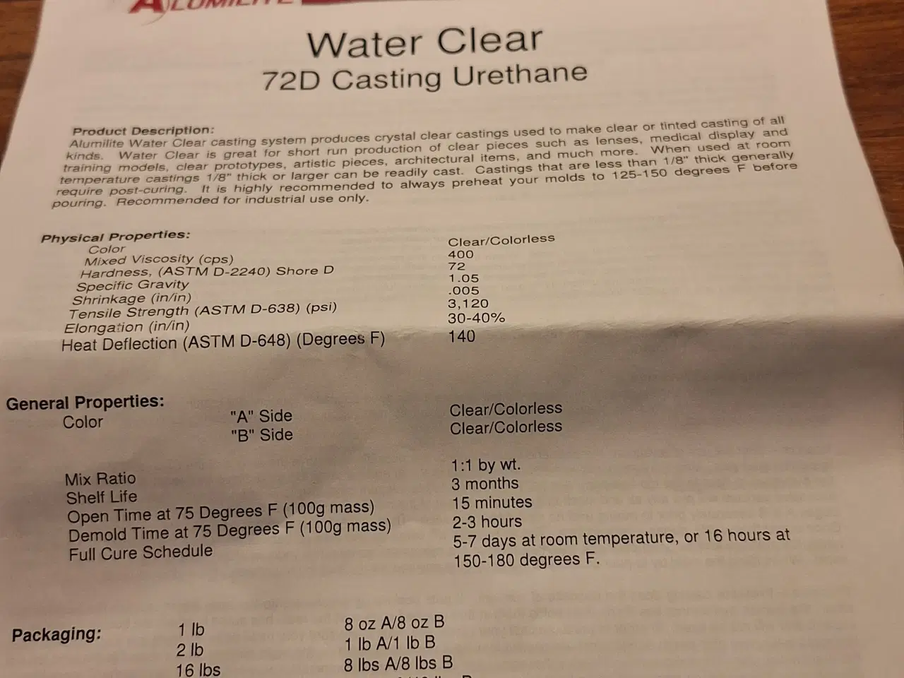 Billede 2 - Vandklar støbeharpiks