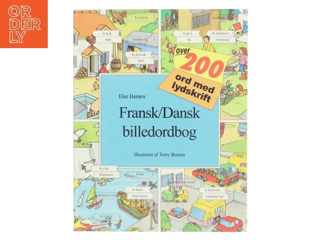 Billede 1 - Fransk/dansk billedordbog af Else Hernov (Bog)