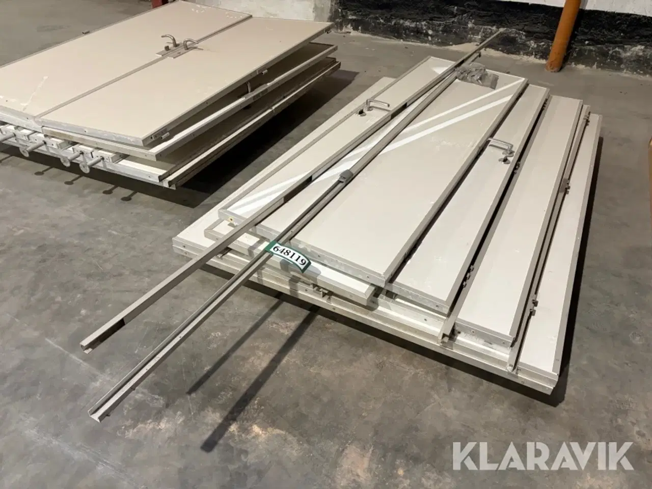 Billede 2 - Skillerumsvægge med døre 2 sektioner