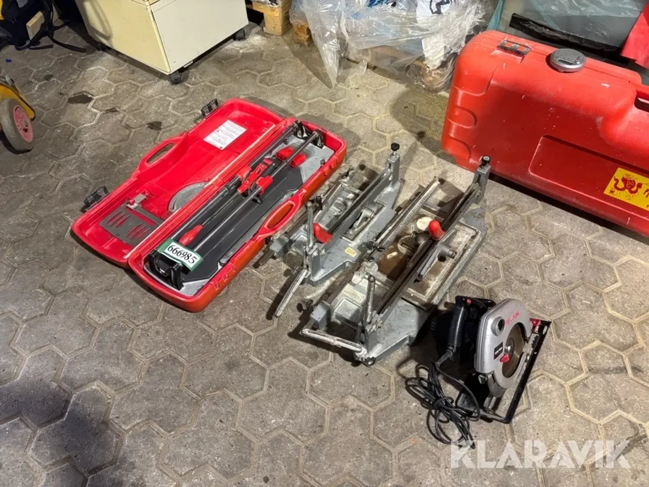 Billede 1 - Fliseskærer + rundsav Robi/Montolit/Skilsaw 3 styk