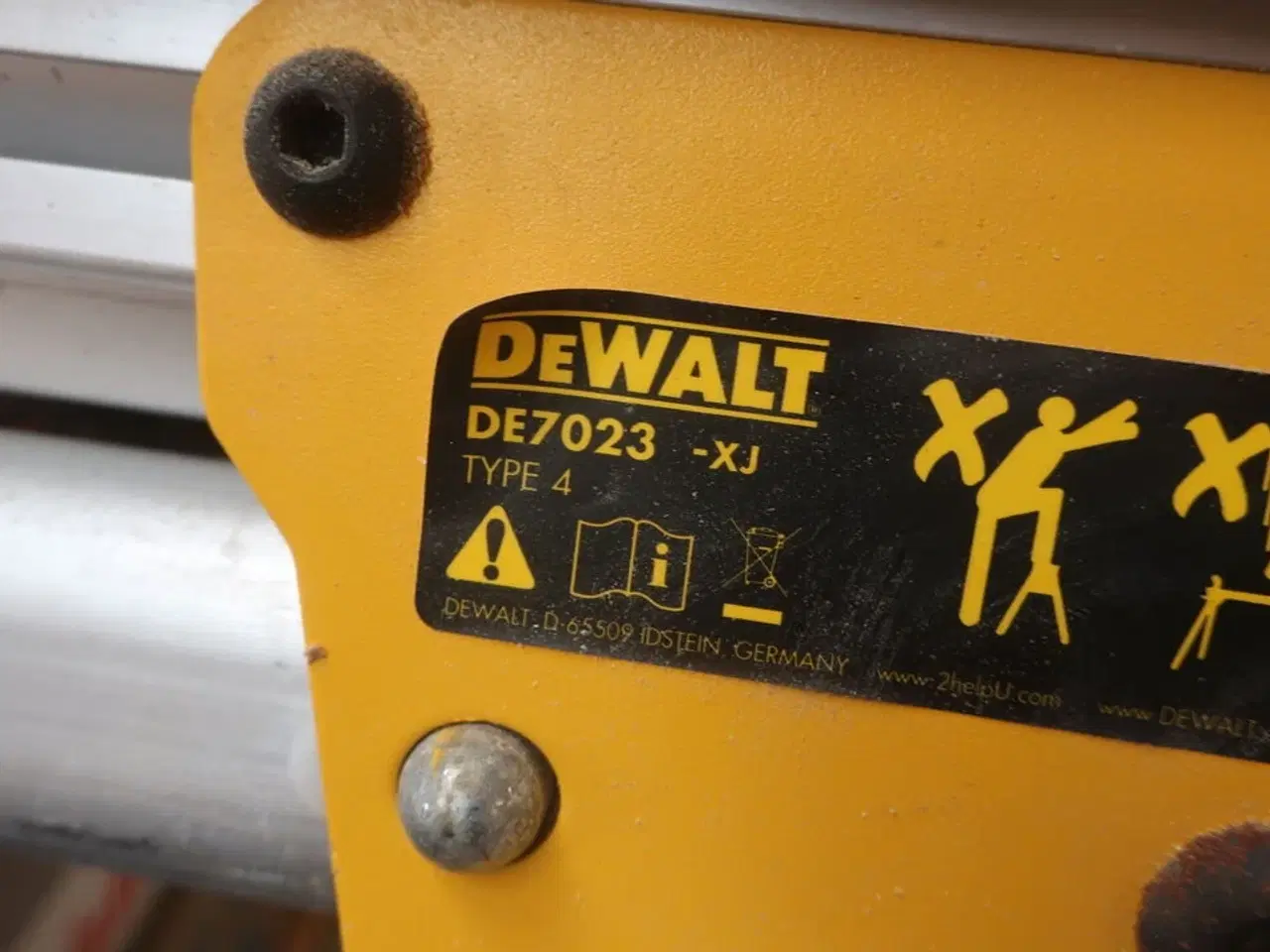 Billede 6 - Kap-/geringssav DEWALT DWS778 -QS med arbejdsbord DE7023 -XJ