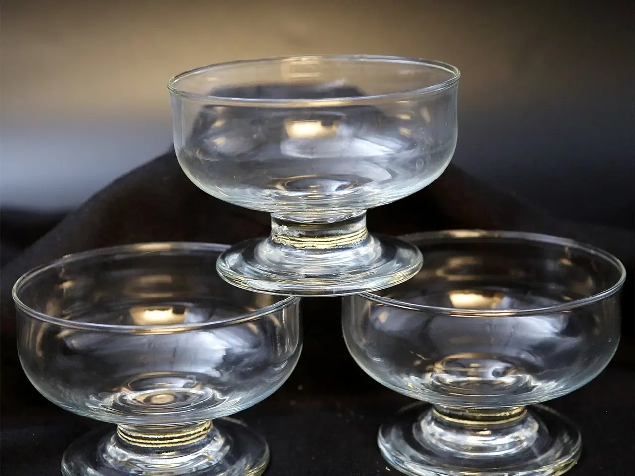 Billede 6 - Mundblæste vintage dessert- og champagneskåle