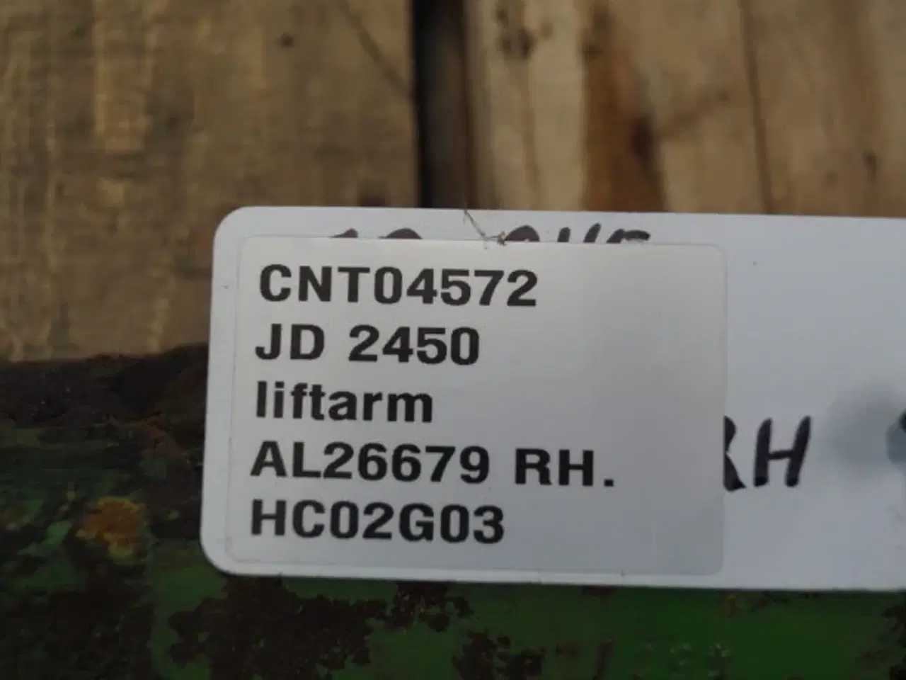 Billede 2 - John Deere 2450 R.H. Liftarm AL26679