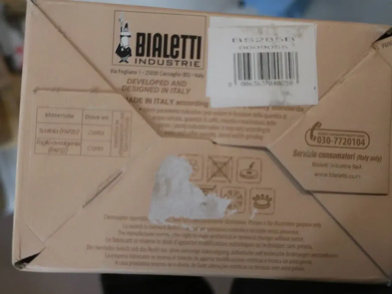 Billede 4 - 5 stk. kaffekogere BIALETTI MOKA EXPRESS RED BLUELIGHT BLUE, med 3 stk. kopper