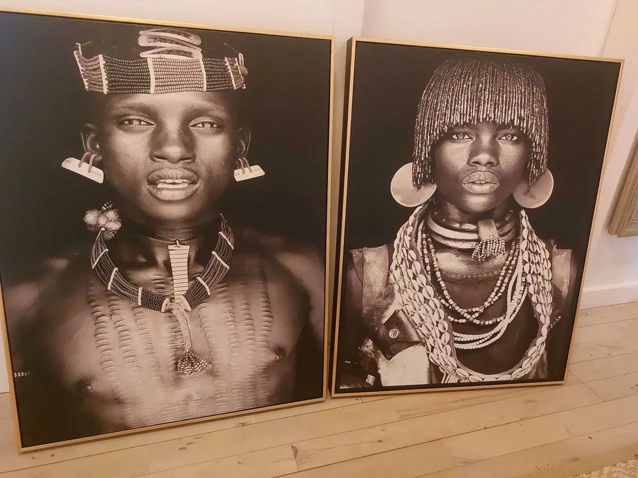 Billede 1 - 2 billeder med afrikanske portrætter