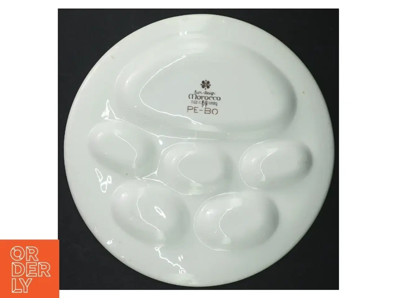 Billede 4 - Porcelæns fad med ruminddeling fra Turi-design (str. Ø. 23,5 cm)