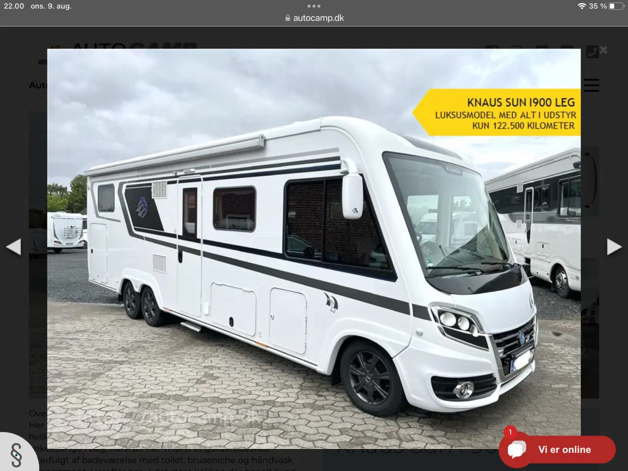 Billede 1 - Knaus Sun i900 l