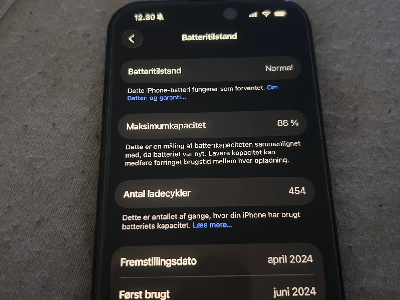 Billede 9 - iPhone 15 Pro 128GB – Sort – Perfekt stand