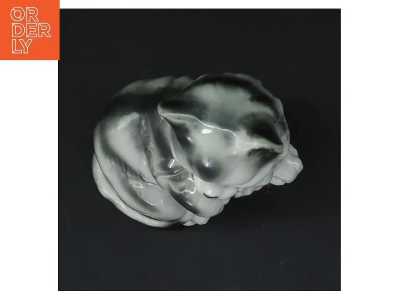 Billede 4 - Porcelænsfigur af kat (str. 11 cm)