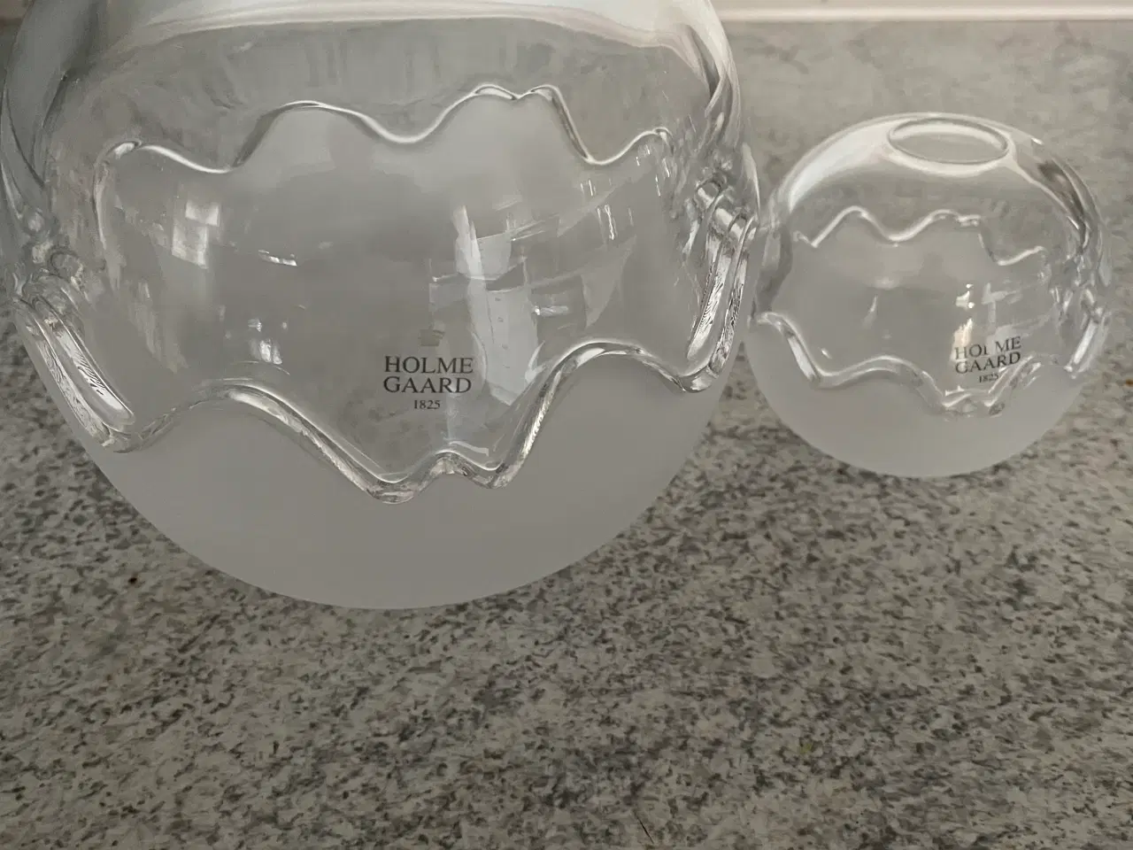 Billede 1 - Holmegaard glas skåle