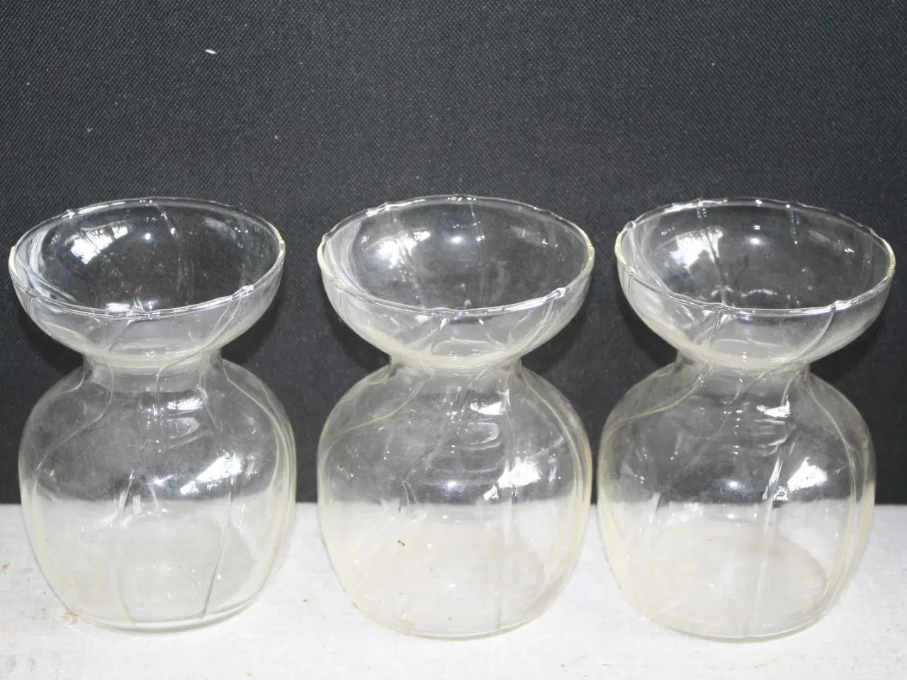 Billede 1 - 3 gamle hyacintglas