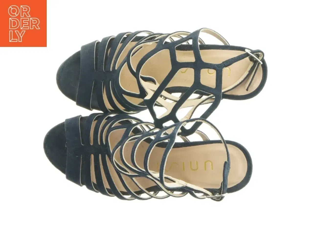 Billede 5 - Blå højhælede sandaler fra Unisa (str. 38 )