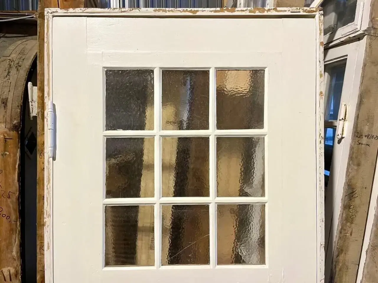 Billede 3 - Klassisk enkeltdør m. glas og karm