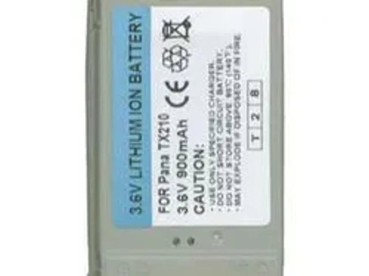 Billede 1 - Panasonic 3.6 V 1000 mAh Li-Ion batteri