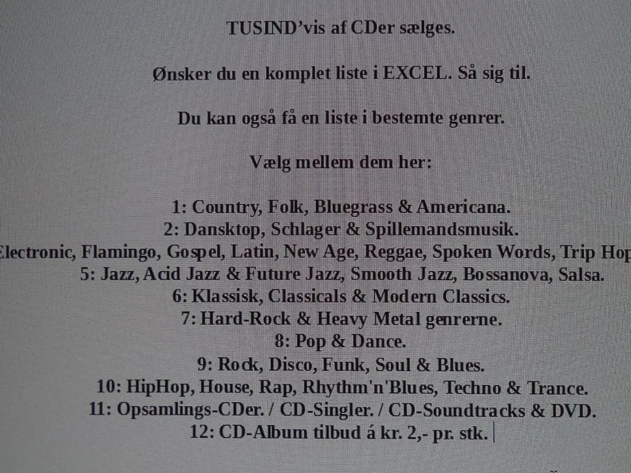 Billede 1 - 4000 CDer sælges stykvis                          