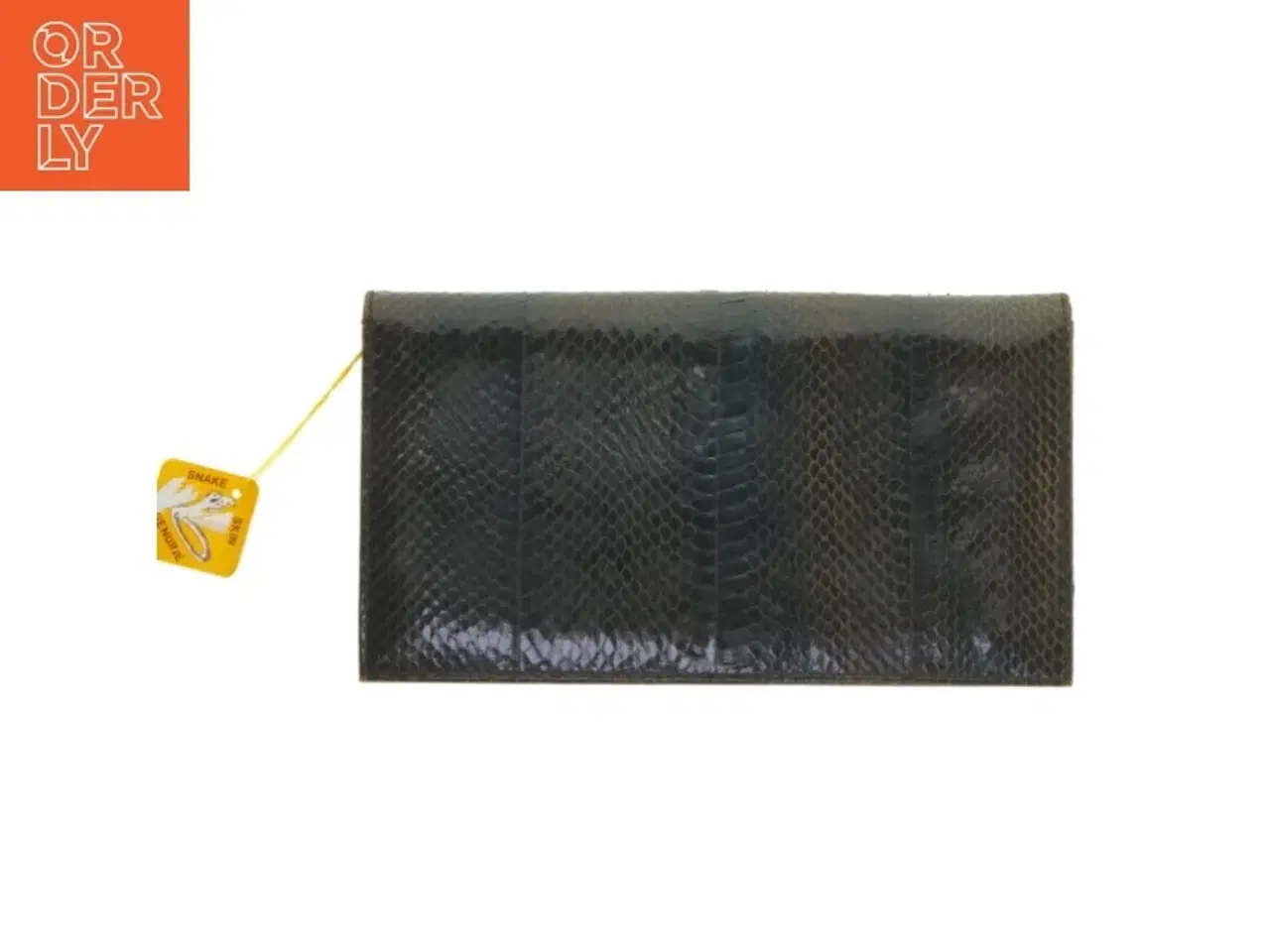 Billede 2 - Herre tegnebog af slangeskind (str. 25x14 cm)