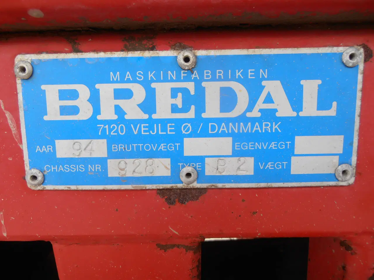 Billede 4 - Bredal B2 . Gødningsspreder . Sælges i dele . 