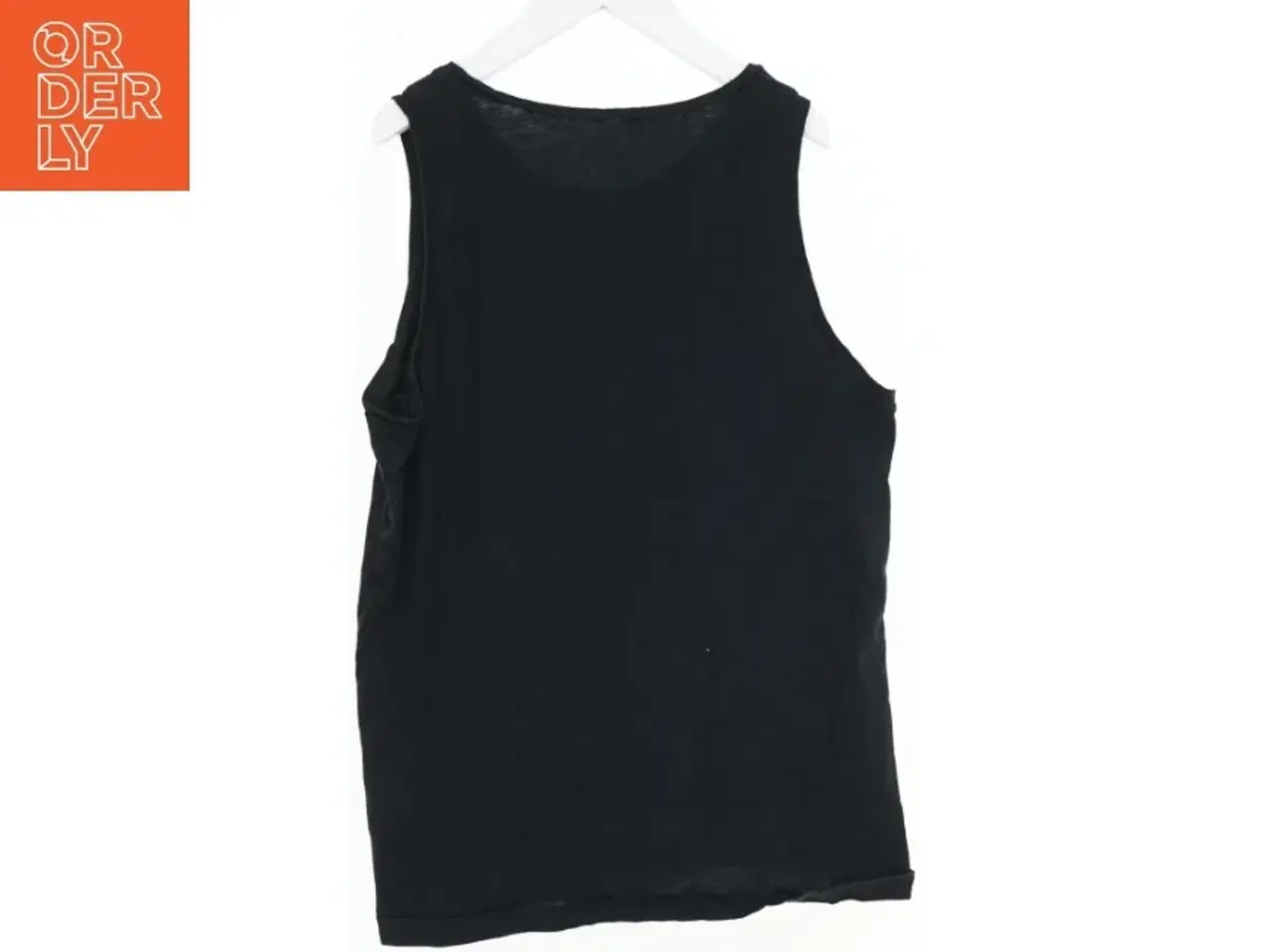 Billede 2 - Sort tanktop med print fra H&M (str. 164)